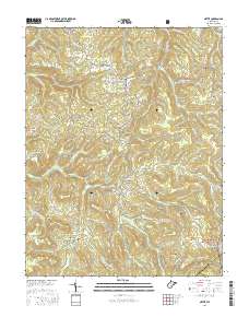 Nettie 2016 topographic map thumbnail