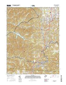 Oak Hill 2016 topographic map thumbnail