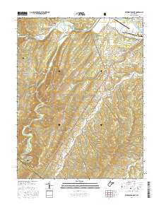Petersburg West 2016 topographic map thumbnail