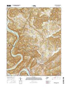 Peterstown 2016 topographic map thumbnail