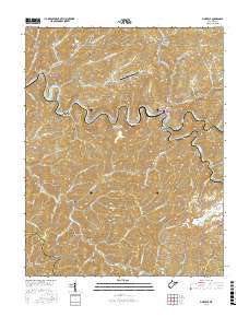 Pineville 2016 topographic map thumbnail