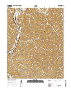 Prichard 2016 topographic map thumbnail