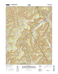 Rainelle 2016 topographic map thumbnail
