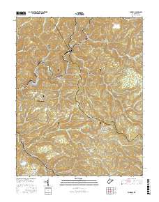 Rhodell 2016 topographic map thumbnail