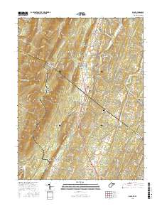 Ridge 2016 topographic map thumbnail