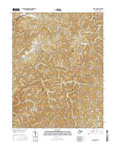 Rock Cave 2016 topographic map thumbnail