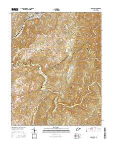 Ronceverte 2016 topographic map thumbnail
