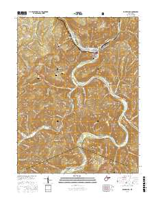 Rowlesburg 2016 topographic map thumbnail