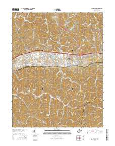 Scott Depot 2016 topographic map thumbnail