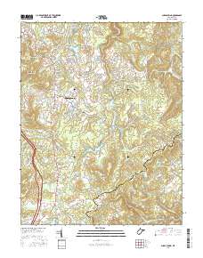 Shady Spring 2016 topographic map thumbnail