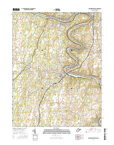 Shepherdstown 2016 topographic map thumbnail