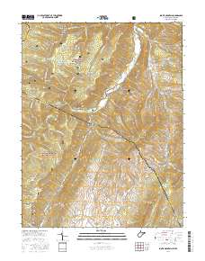 Snowy Mountain 2016 topographic map thumbnail