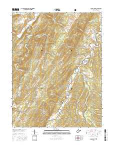 Sugar Grove 2016 topographic map thumbnail