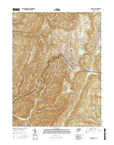 Terra Alta 2016 topographic map thumbnail