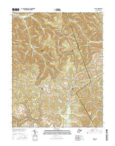 Tioga 2016 topographic map thumbnail