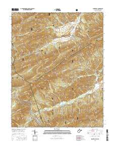 Waiteville 2016 topographic map thumbnail