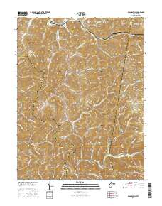 Walkersville 2016 topographic map thumbnail