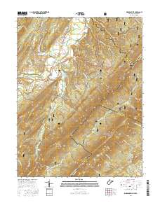 Wardensville 2016 topographic map thumbnail