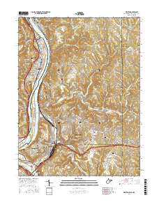 Weirton 2016 topographic map thumbnail