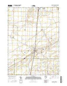 Columbus Grove 2016 topographic map thumbnail