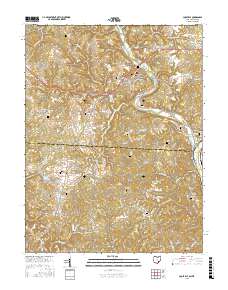 Coolville 2016 topographic map thumbnail