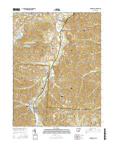 Crooksville 2016 topographic map thumbnail