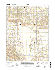 Alger 2016 topographic map thumbnail