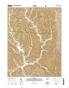 Amesville 2016 topographic map thumbnail