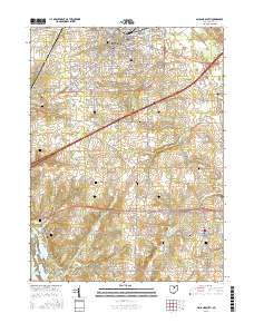 Ashland South 2016 topographic map thumbnail