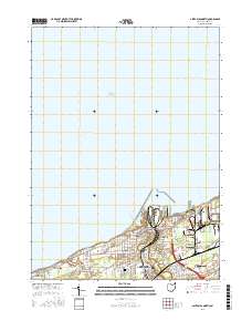 Ashtabula North 2016 topographic map thumbnail