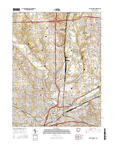 Dayton North 2016 topographic map thumbnail