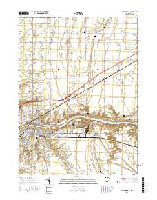Defiance East 2016 topographic map thumbnail