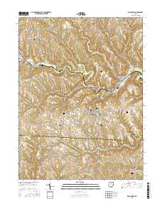 Dillonvale 2016 topographic map thumbnail