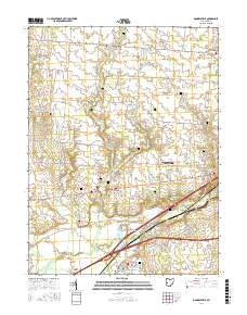 Donnelsville 2016 topographic map thumbnail