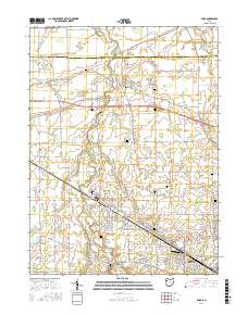 Elida 2016 topographic map thumbnail