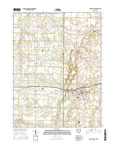 Fort Recovery 2016 topographic map thumbnail
