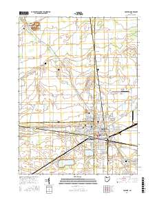 Fostoria 2016 topographic map thumbnail