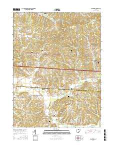 Glenford 2016 topographic map thumbnail