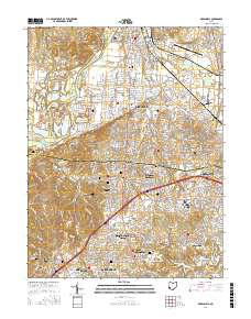 Greenhills 2016 topographic map thumbnail