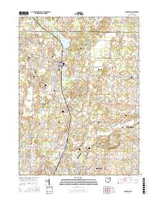 Hartville 2016 topographic map thumbnail