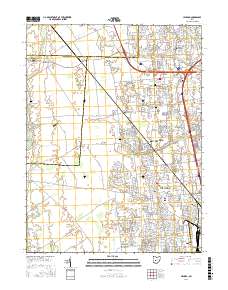 Hilliard 2016 topographic map thumbnail