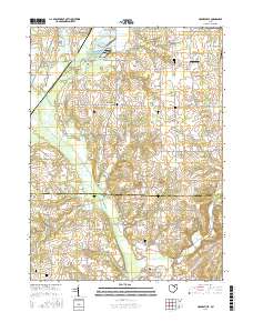 Holmesville 2016 topographic map thumbnail