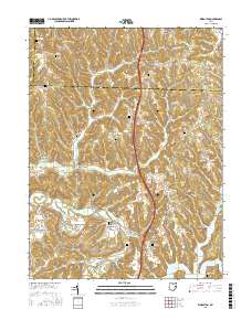Kimbolton 2016 topographic map thumbnail