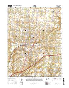 Lebanon 2016 topographic map thumbnail