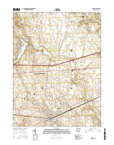 London 2016 topographic map thumbnail