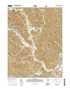 Nelsonville 2016 topographic map thumbnail