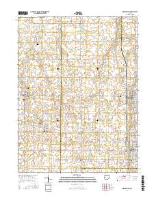 New Bremen 2016 topographic map thumbnail