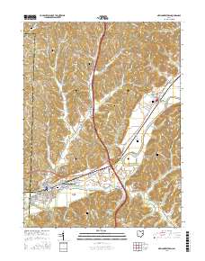 Newcomerstown 2016 topographic map thumbnail