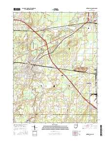 Newton Falls 2016 topographic map thumbnail