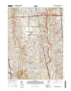 Northwest Columbus 2016 topographic map thumbnail